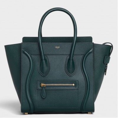 Celine Micro Luggage Tote Bag In Amazone Drummed Calfskin LDBS243538