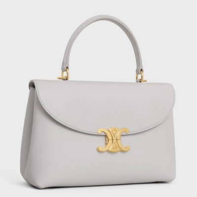 Celine Nino Medium Bag in Cloudy Grey Calfskin LDBS243584