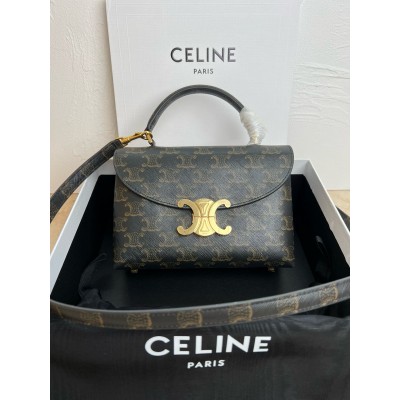 Celine Nino Teen Bag in Triomphe Canvas LDBS243600