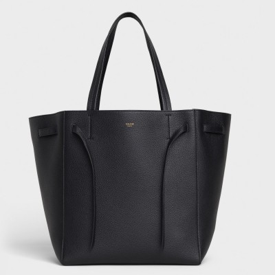 Celine Small Cabas Phantom Bag In Black Grained Calfskin LDBS243608