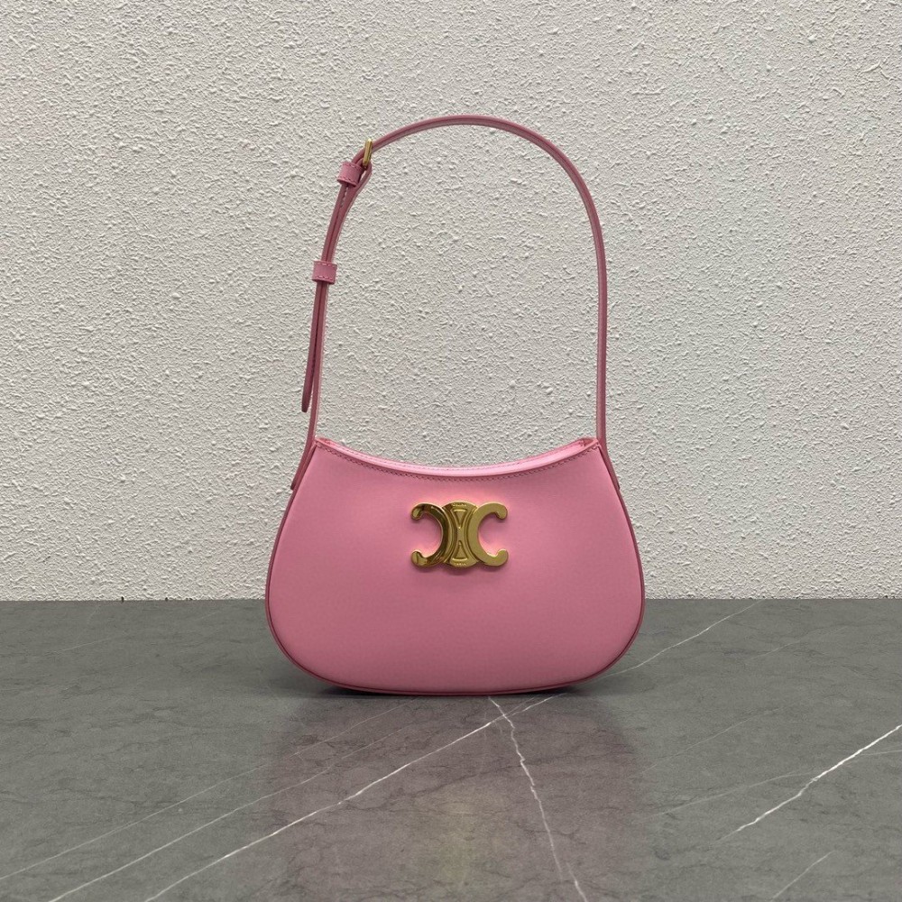 Celine Tilly Medium Bag in Pink Calfskin LDBS243620