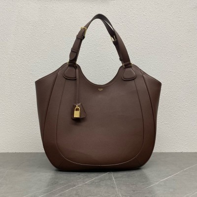 Celine Meo Bag in Chestnut Supple Calfskin