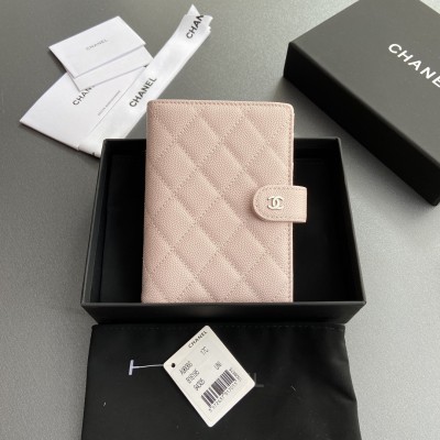 Chanel 24K series AP3824 passport holder pink