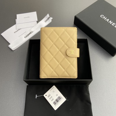 Chanel 24K series AP3824 passport holder yellow