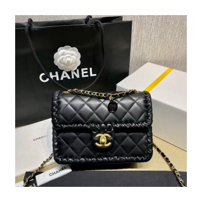 Chanel Braided Calfskin Flap Bag AS6075 AS6075 LDBS16037