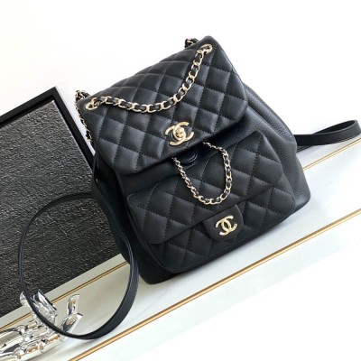 Chanel Calfskin Quilted Medium Duma Backpack AS3618 LDBS16022