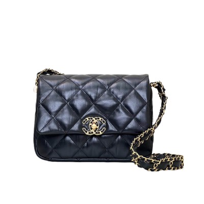 Chanel Lambskin Flap Bag Black AS4423 LDBS16040