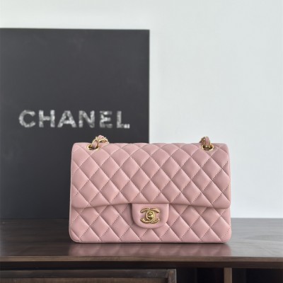 Chanel Lambskin Flap Bag Light Pink