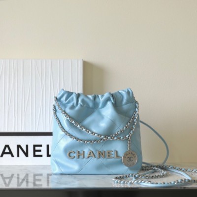 Chanel Mini Beach Bag Blue