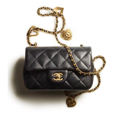 Chanel Mini Flap Bag 20cm Heart Chain AS3457 LDBS16059