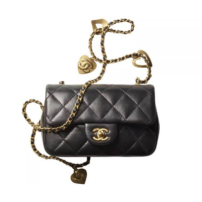 Chanel Mini Flap Bag Heart Chain AS3456 LDBS16060