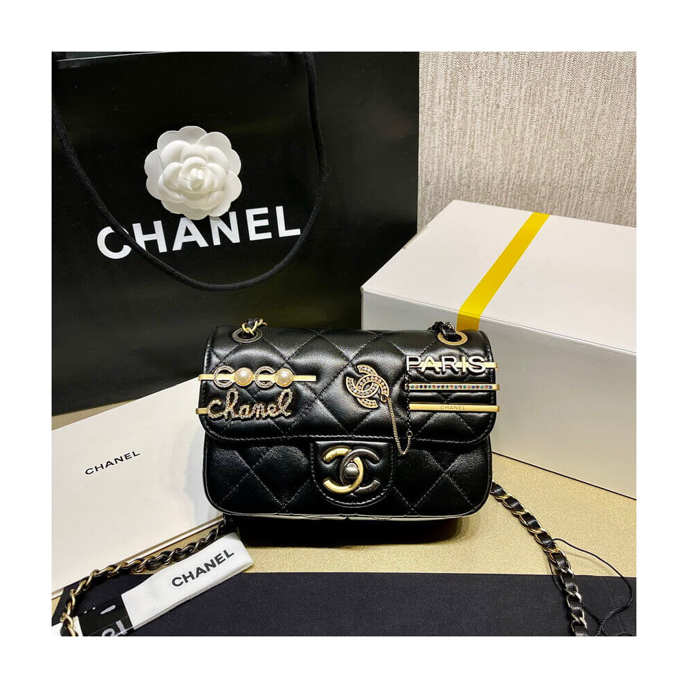 Chanel Pearls Charms Mini Flap Bag AS2978 AS2978 LDBS16068