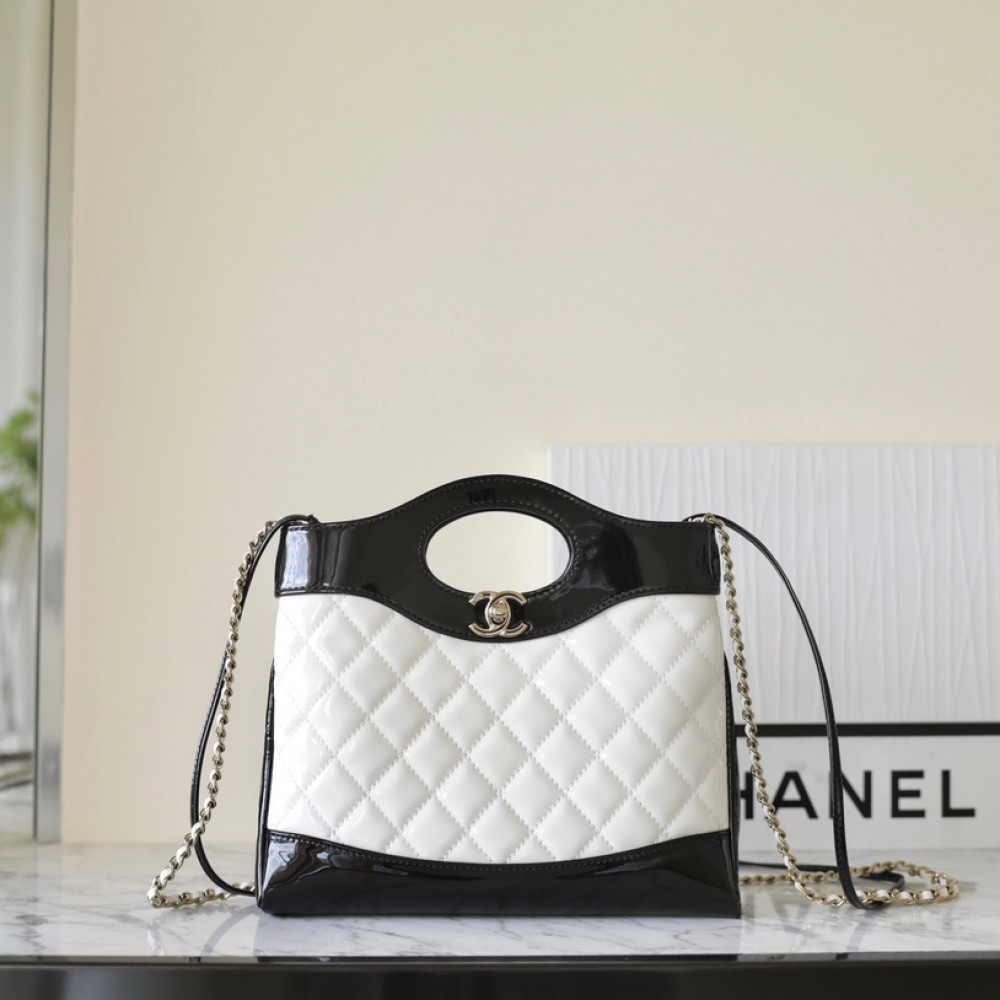 Chanel Shoulder Bag 23A Series Black and White