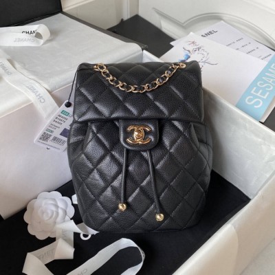 Chanel Small Backpack Grained Calfskin AS4058 LDBS16024