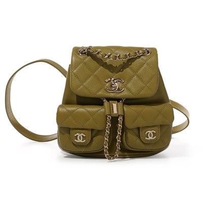 Chanel Small Duma Backpack Quilted Calfskin AS3860 AS3860 LDBS16027