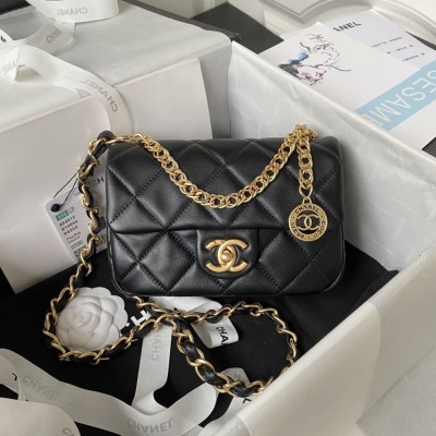 Chanel Small Flap Bag in Lambskin AS4012 LDBS16070