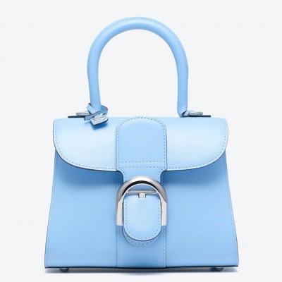 Delvaux Brillant Mini Bag in Azure Box Calf Leather LDBS244281