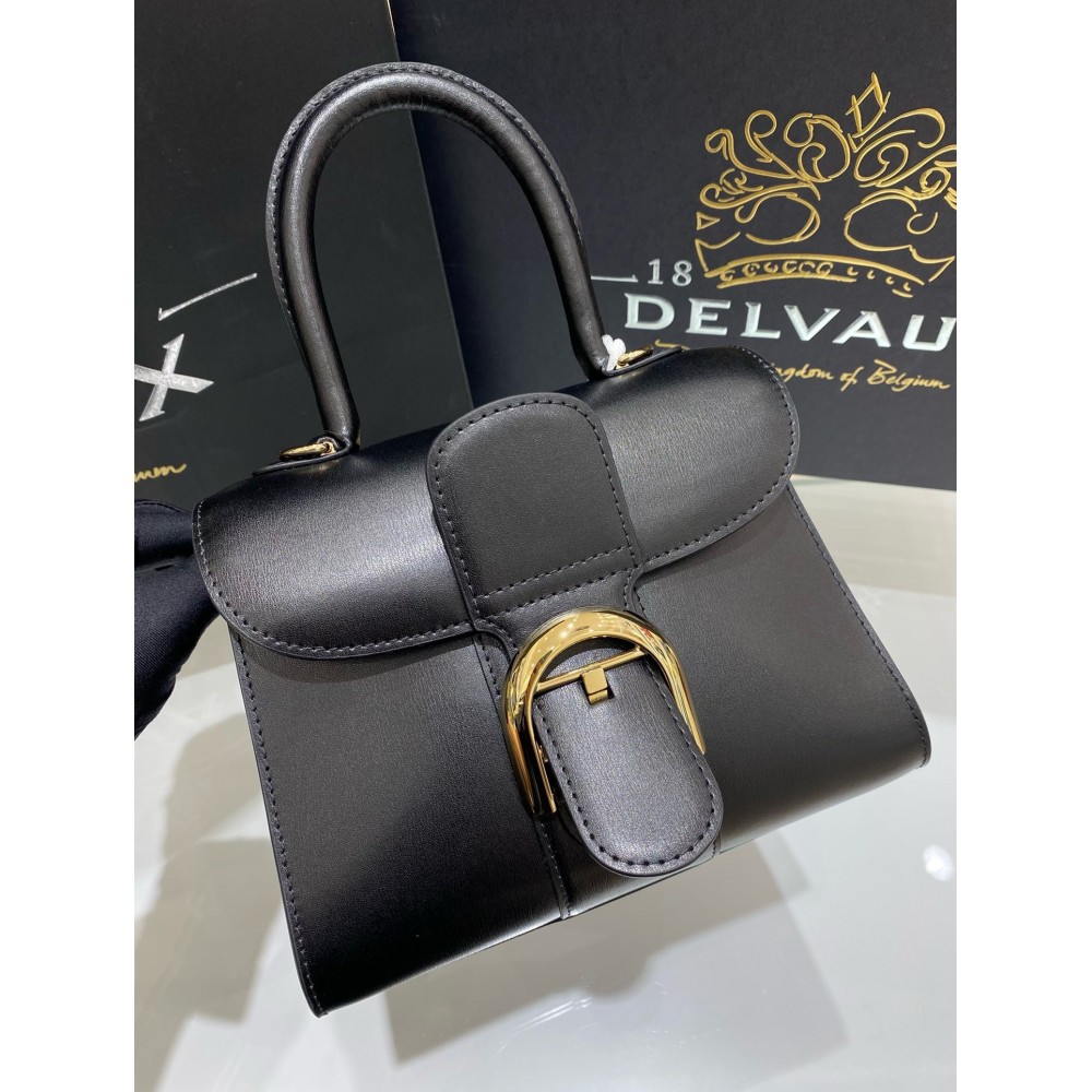 Delvaux Brillant Mini Bag in Black Box Calf Leather LDBS244282