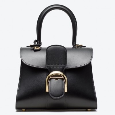 Delvaux Brillant Mini Bag in Black Box Calf Leather LDBS244282