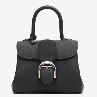 Delvaux Brillant Mini Bag in Black Rodeo Calf Leather LDBS244283