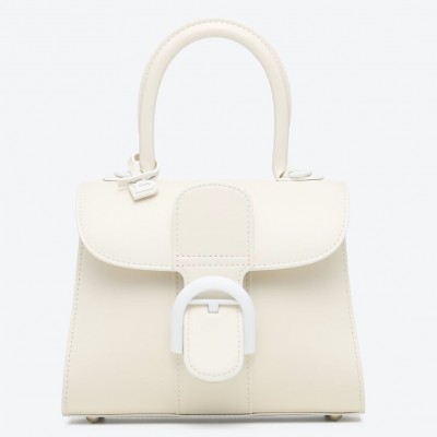 Delvaux Brillant Mini Bag in Ivory Box Calf Leather LDBS244285