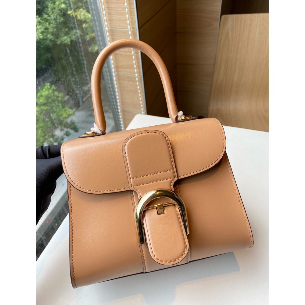 Delvaux Brillant Mini Bag in Tender Beige Box Calf Leather LDBS244286