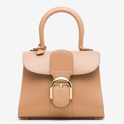 Delvaux Brillant Mini Bag in Tender Beige Box Calf Leather LDBS244286