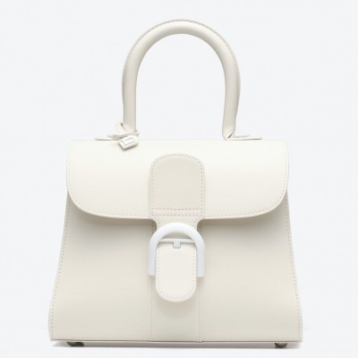 Delvaux Brillant PM Bag in Ivory Box Calf Leather LDBS244295