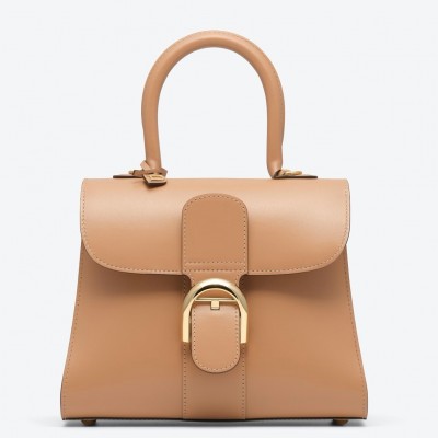 Delvaux Brillant PM Bag in Tender Beige Box Calf Leather LDBS244296