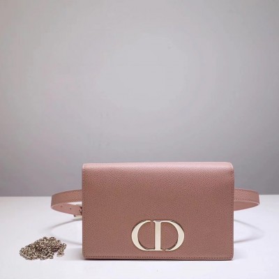 Dior 30 Montaigne 2 In 1 Belt Bag In Poudre Calfskin LDBS240004