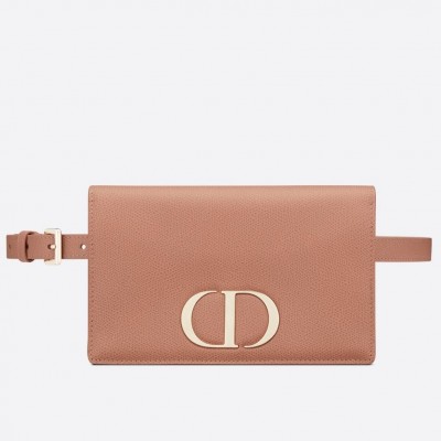 Dior 30 Montaigne 2 In 1 Belt Bag In Poudre Calfskin LDBS240004