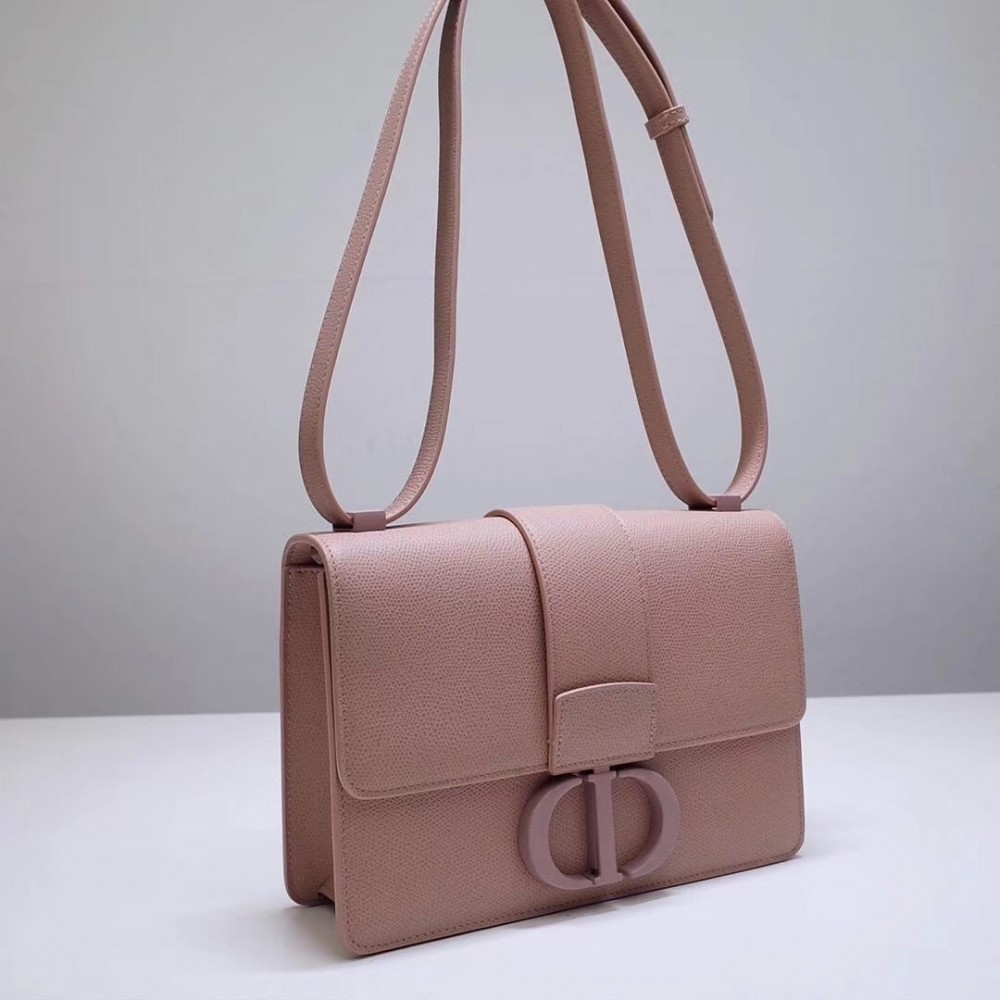 Dior 30 Montaigne Bag In Blush Matte Grained Calfskin LDBS240013