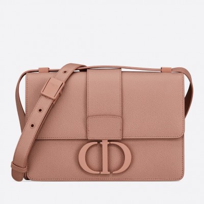 Dior 30 Montaigne Bag In Blush Matte Grained Calfskin LDBS240013