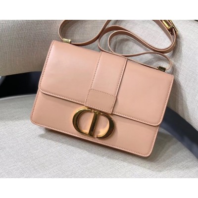 Dior 30 Montaigne Shoulder Bag In Pale Pink Calfskin LDBS240040