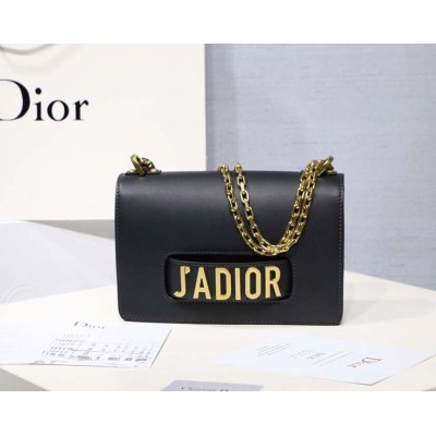 Dior Black J'Adior Calfskin Flap Bag LDBS240061