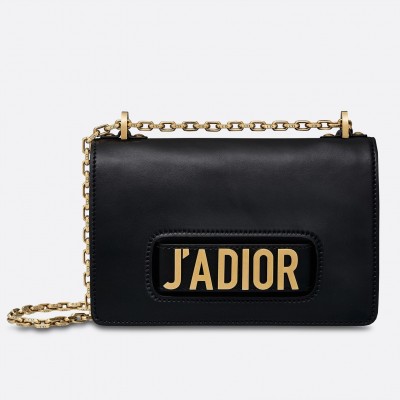 Dior Black J'Adior Calfskin Flap Bag LDBS240061