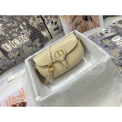 Dior Bobby East-West Bag In Beige Box Calfskin LDBS240075