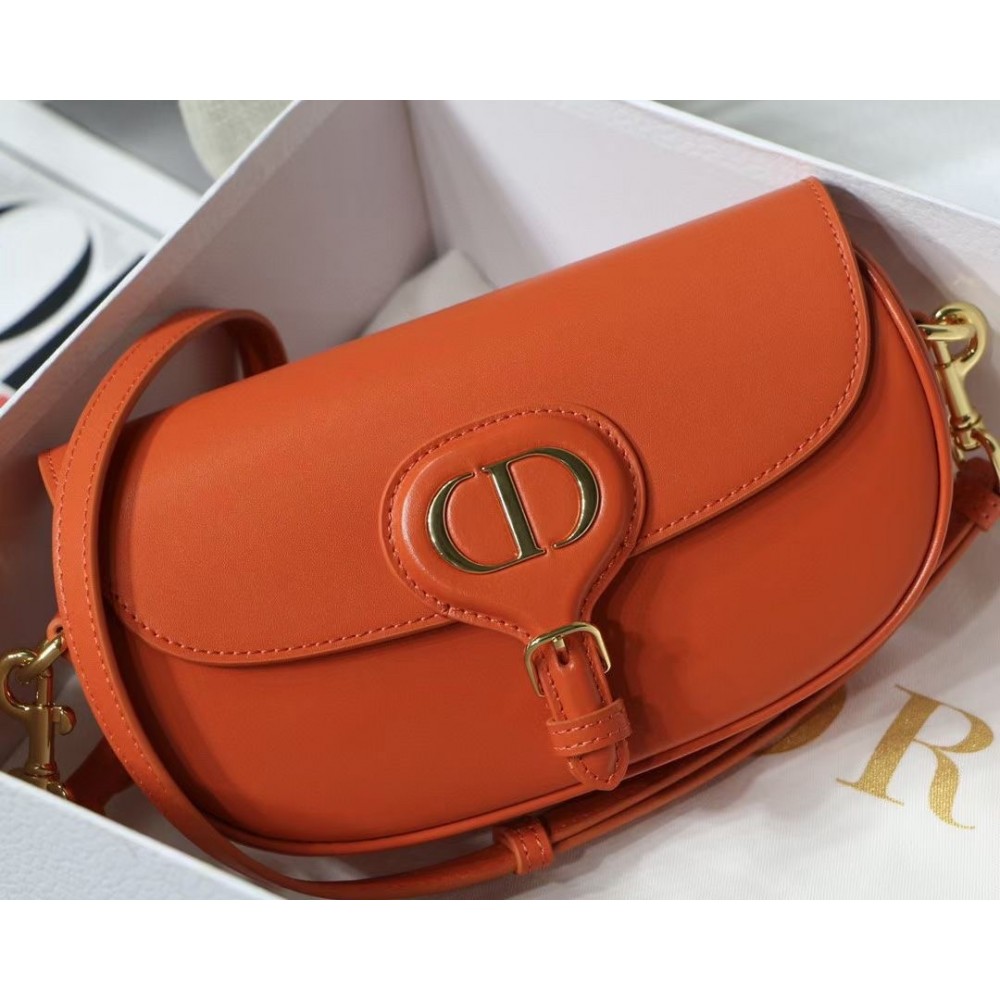 Dior Bobby East-West Bag In Orange Box Calfskin LDBS240078