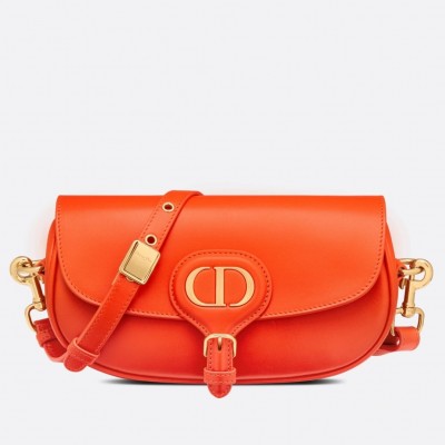 Dior Bobby East-West Bag In Orange Box Calfskin LDBS240078