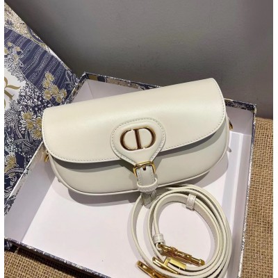 Dior Bobby East-West Bag In White Box Calfskin LDBS240080