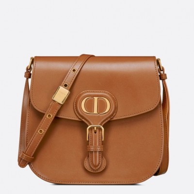 Dior Bobby Frame Bag In Brown Box Calfskin LDBS240083