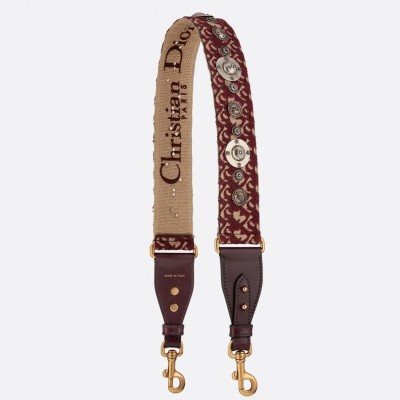 Dior Bordeaux Oblique Shoulder Strap LDBS240142