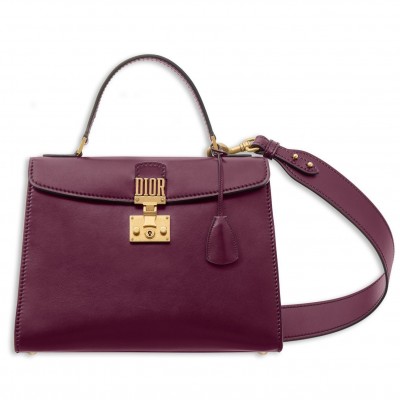 Dior DiorAddict Tote Bag In Bordeaux Calfskin LDBS240196