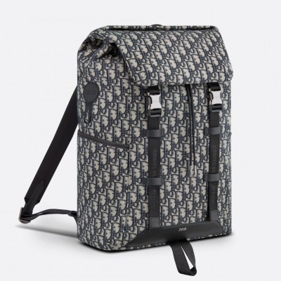 Dior Explorer Backpack In Black Dior Oblique Jacquard LDBS240238