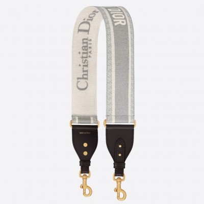 Dior Grey Christian Dior Shoulder Strap LDBS240252