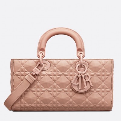 Dior Lady D-Joy Bag In Poudre Calfskin with Diamond Motif LDBS240318