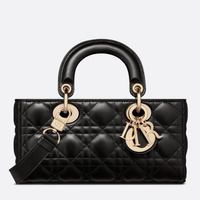 Dior Lady D-Joy Small Bag In Black Cannage Lambskin LDBS240332