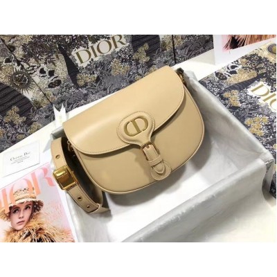 Dior Medium Bobby Bag In Beige Calfskin LDBS240418