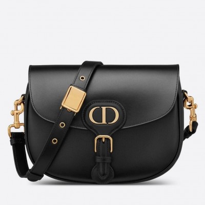 Dior Medium Bobby Bag In Black Calfskin LDBS240420