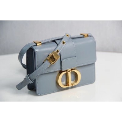 Dior Micro 30 Montaigne Bag In Grey Calfskin LDBS240607